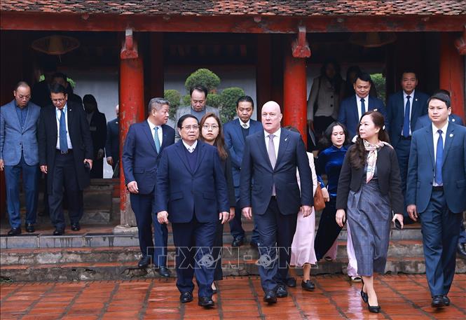 Thủ tướng Phạm Minh Chính và Thủ tướng Christopher Luxon thăm Văn Miếu - Quốc Tử Giám -0