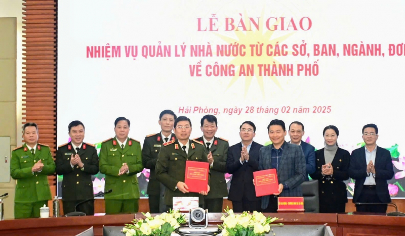 Công an Hải Phòng tiếp nhận 5 nhiệm vụ mới được chuyển giao -0