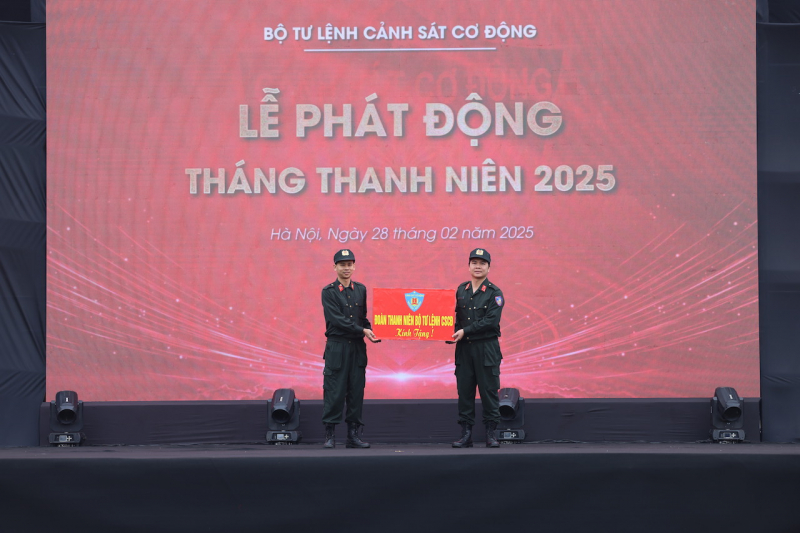 Tuổi trẻ Bộ Tư lệnh Cảnh sát cơ động phát động Tháng Thanh niên năm 2025 với nhiều hoạt động thiết thực, ý nghĩa -1