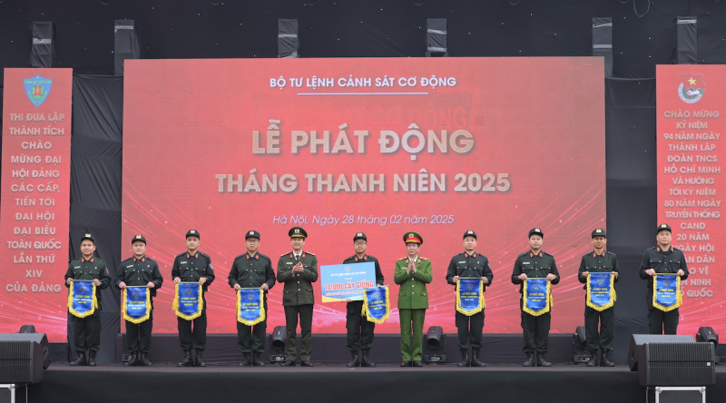 Tuổi trẻ Bộ Tư lệnh Cảnh sát cơ động phát động Tháng Thanh niên năm 2025 với nhiều hoạt động thiết thực, ý nghĩa -1