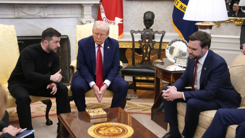 Tổng thống Ukraine rời Nhà Trắng, không kí thỏa thuận nào với ông Trump -0