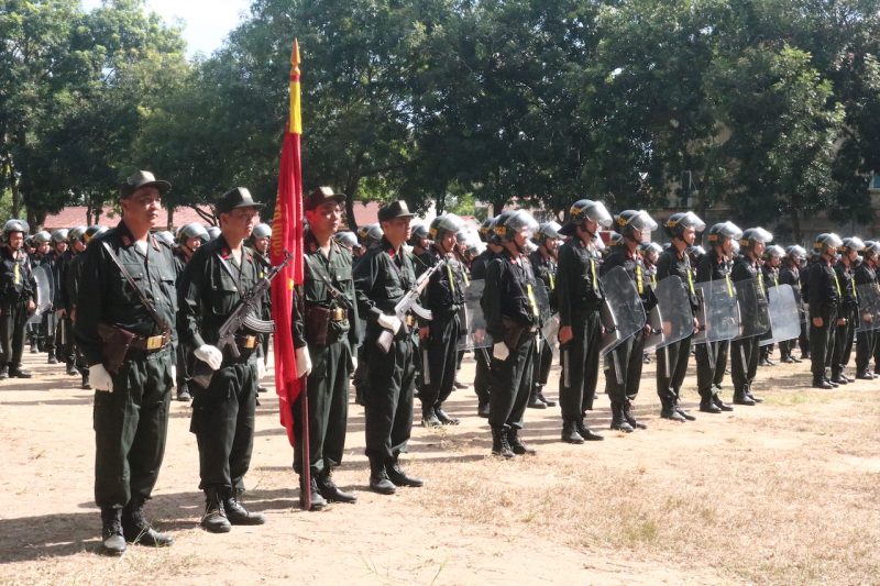 Trung đoàn CSCĐ Tây Nam Bộ ra quân huấn luyện năm 2025 -0