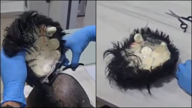 Giấu cocain trong tóc giả để đưa vào châu Âu -0