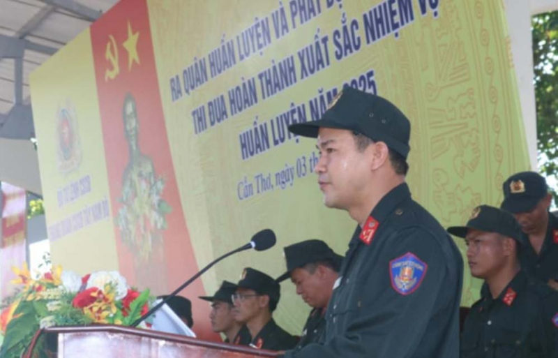 Trung đoàn CSCĐ Tây Nam Bộ ra quân huấn luyện năm 2025 -0