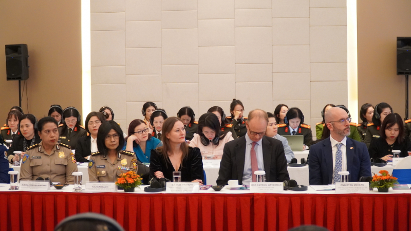 Hội thảo quốc tế nâng cao năng lực và tăng cường sự tham gia của phụ nữ trong lĩnh vực thực thi pháp luật -0