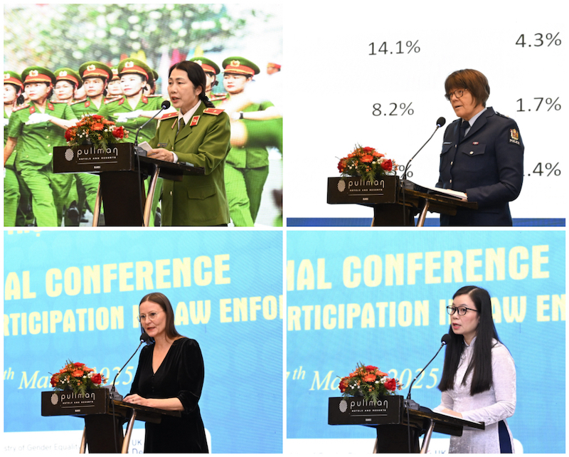 Hội thảo quốc tế nâng cao năng lực và tăng cường sự tham gia của phụ nữ trong lĩnh vực thực thi pháp luật -0