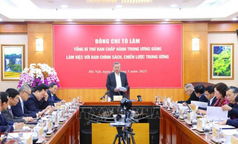 Tổng Bí thư Tô Lâm: Phải có chiến lược rõ ràng phát triển kinh tế tư nhân -0