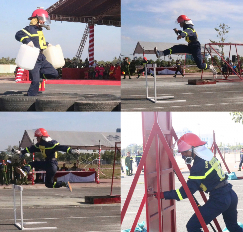 Sôi nổi hội thi thể thao nghiệp vụ chữa cháy và cứu nạn, cứu hộ tại khu vực miền Tây -0