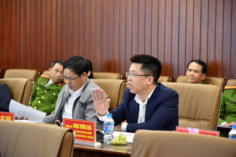 Đoàn kiểm tra 1917 của Bộ Chính trị, Ban Bí thư làm việc tại Đảng ủy Cục Cảnh sát QLHC về TTXH -0