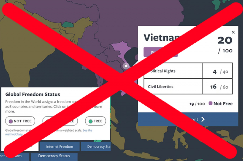 Freedom House lại cáo buộc xuyên tạc về tình hình nhân quyền tại Việt Nam -0