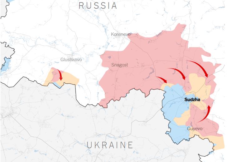 Nga vây chặt lính Ukraine ở Kursk, tiến thẳng vào trung tâm Sudzha -0
