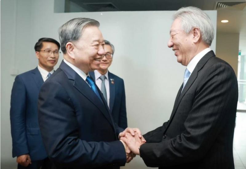 Tổng Bí thư Tô Lâm tiếp Bộ trưởng Cao cấp, Bộ trưởng Điều phối an ninh quốc gia Singapore -0