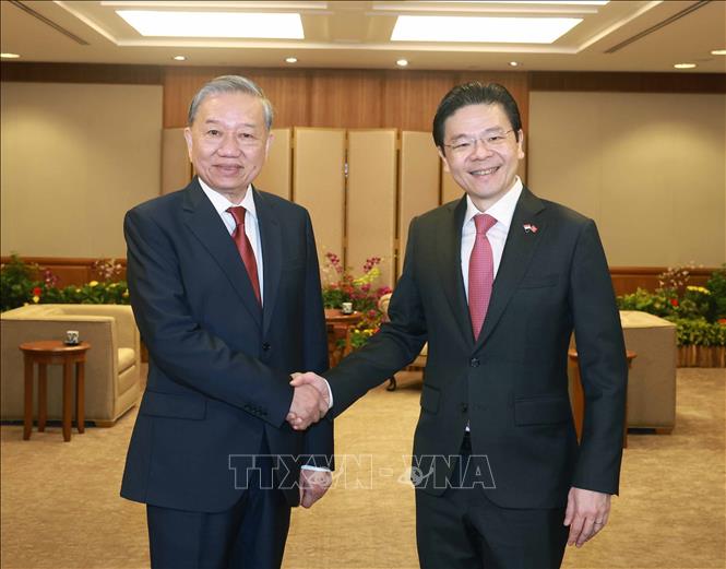 Lễ đón Tổng Bí thư Tô Lâm thăm chính thức Cộng hòa Singapore -0