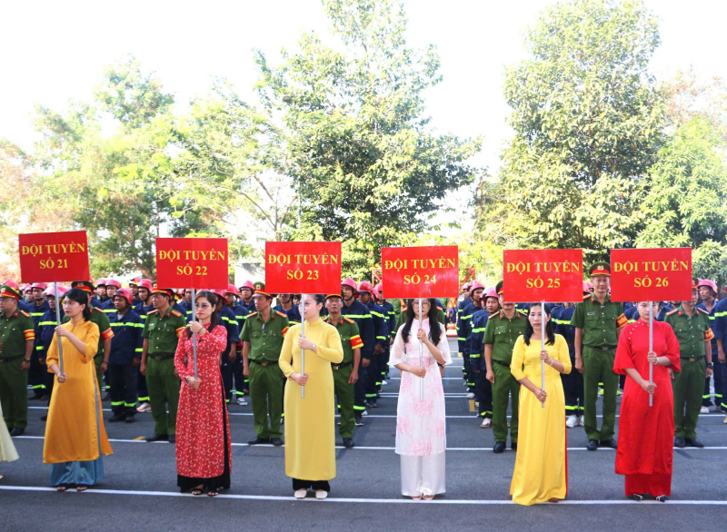 Sôi nổi Hội thi thể thao nghiệp vụ chữa cháy và CNCH tại TP Hồ Chí Minh -0