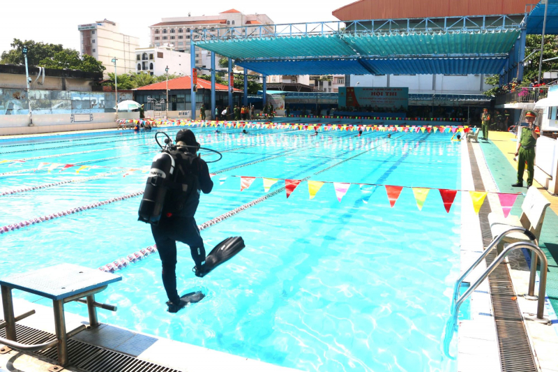 Sôi nổi Hội thi thể thao nghiệp vụ chữa cháy và CNCH tại TP Hồ Chí Minh -3