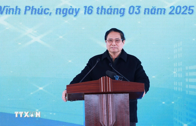 Thủ tướng Phạm Minh Chính thăm, khảo sát các dự án trọng điểm của tỉnh Vĩnh Phúc -0