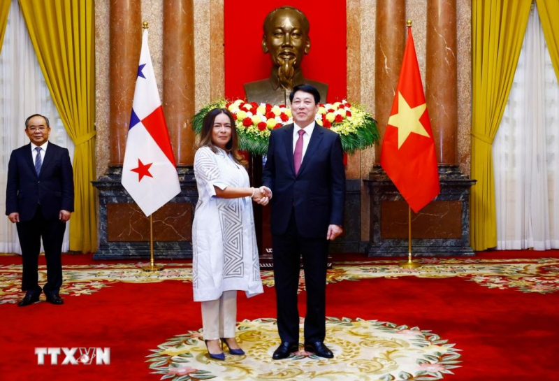Chủ tịch nước Lương Cường tiếp Đại sứ các nước trình Quốc thư -0