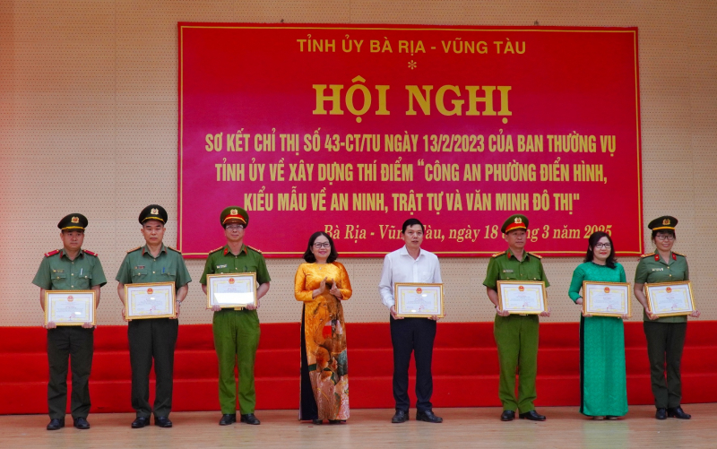 Bà Rịa-Vũng Tàu: Hiệu quả từ xây dựng “Công an phường điển hình, kiểu mẫu…” -0