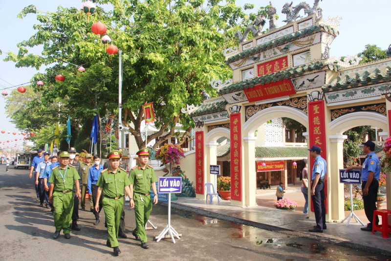 Đảm bảo ANTT mùa lễ hội Vía Bà Chúa Xứ Núi Sam -0