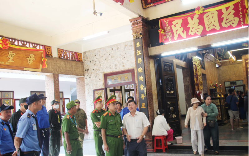 Đảm bảo ANTT mùa lễ hội Vía Bà Chúa Xứ Núi Sam -0
