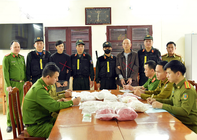 Công an Quảng Bình và Khăm Muồn (Lào) hiệp đồng đấu tranh chuyên án xuyên biên giới, thu 25kg ma túy -0