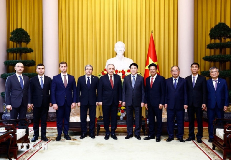 Chủ tịch nước: Tăng hợp tác song phương tư pháp giữa Việt Nam và Azerbaijan -0