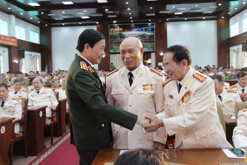 Gặp mặt cán bộ Công an chi viện chiến trường miền Nam thời kỳ kháng chiến chống Mỹ -0