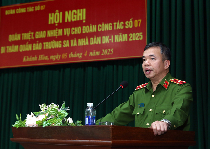 Đoàn công tác Bộ Công an sẵn sàng cho hành trình Trường Sa -0