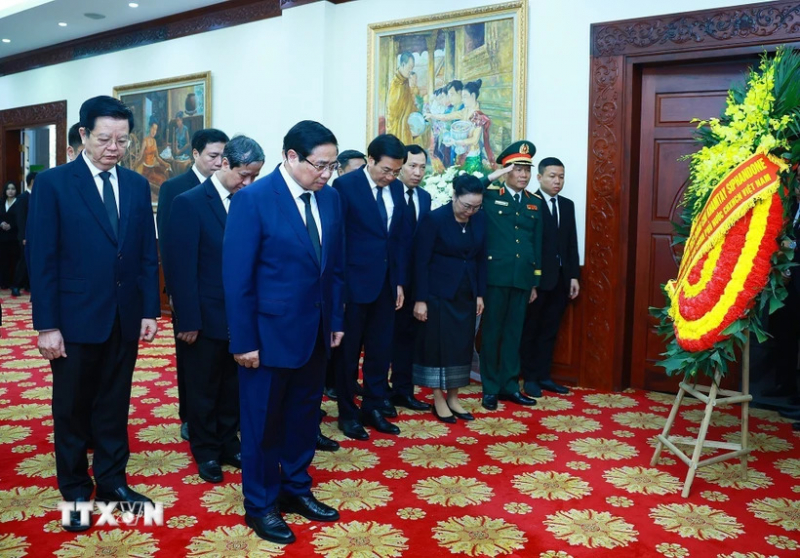 Thủ tướng Phạm Minh Chính sẽ dự Lễ truy điệu nguyên Chủ tịch nước Lào -0