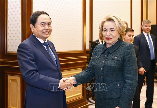 Chủ tịch Quốc hội Trần Thanh Mẫn gặp Chủ tịch Hội đồng Liên bang Nga và Chủ tịch Hạ viện Ấn Độ -0