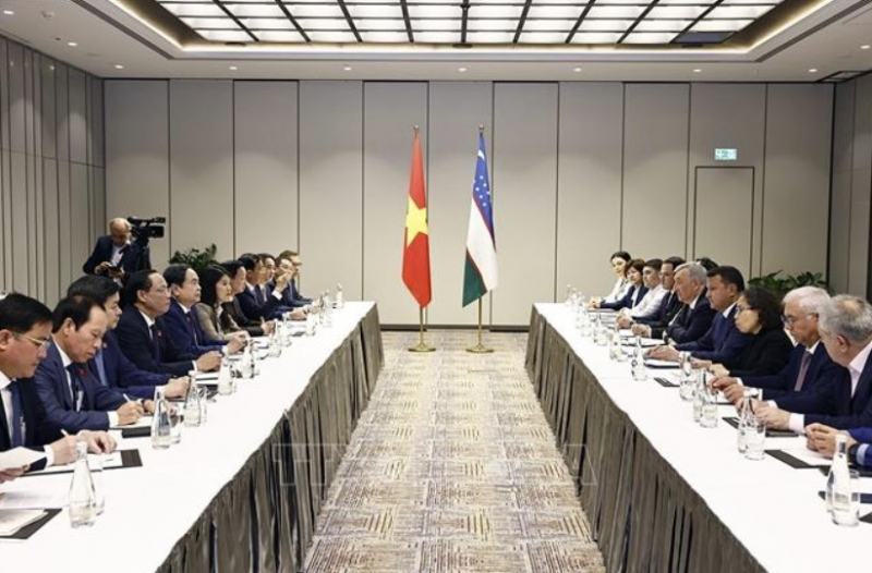 Phát triển mạnh mẽ hơn nữa quan hệ hữu nghị, hợp tác truyền thống Việt Nam - Uzbekistan -0