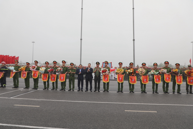 Công an tỉnh Thái Bình đoạt giải Nhất toàn đoàn hội thi thể thao về phòng cháy chữa cháy, khu vực II -0