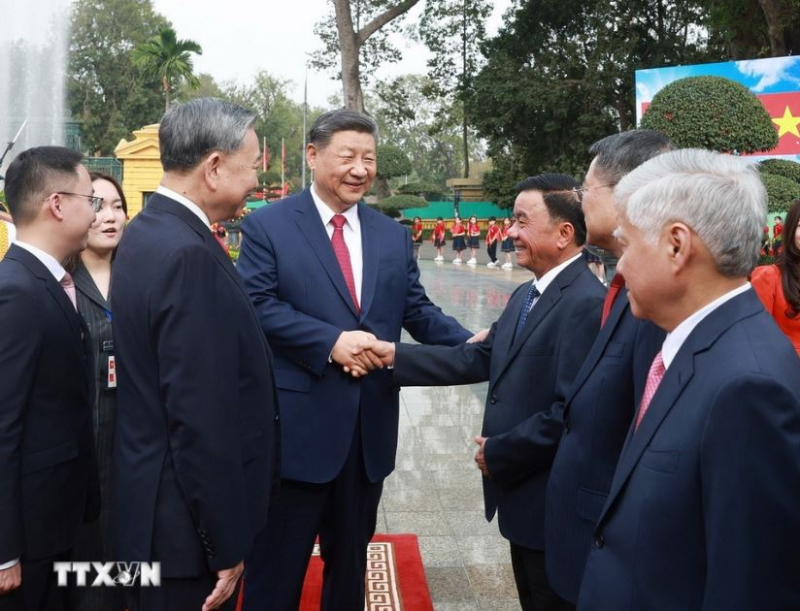 Lễ đón chính thức Tổng Bí thư, Chủ tịch nước Trung Quốc Tập Cận Bình -0