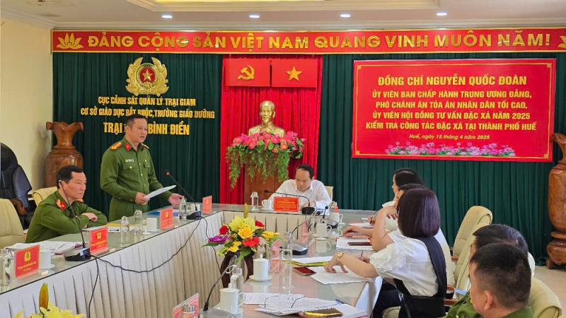 Thực hiện tốt công tác chuẩn bị cho người được đặc xá tái hòa nhập cộng đồng -0