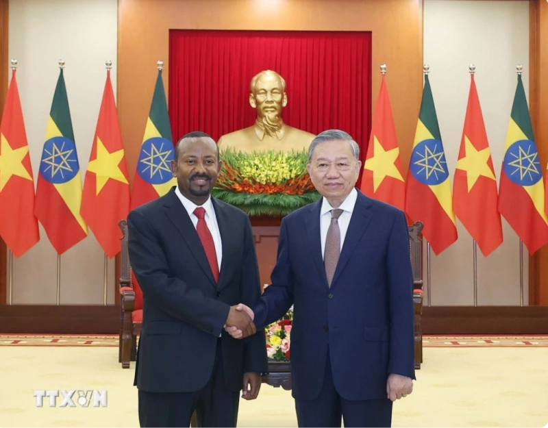 Tổng Bí thư Tô Lâm tiếp Thủ tướng Ethiopia Abiy Ahmed Ali thăm Việt Nam -0