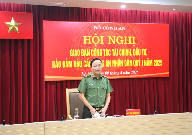 Ministry of Public Security reviews finance, investment and logistics work in Q1 -0