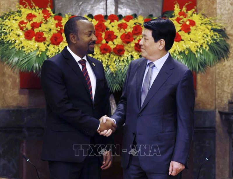 Chủ tịch nước Lương Cường tiếp Thủ tướng Ethiopia -0