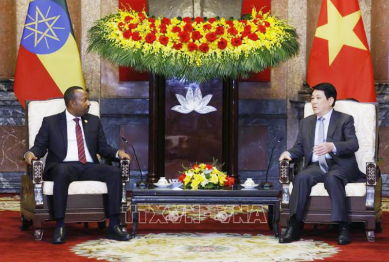 Chủ tịch nước Lương Cường tiếp Thủ tướng Ethiopia -2