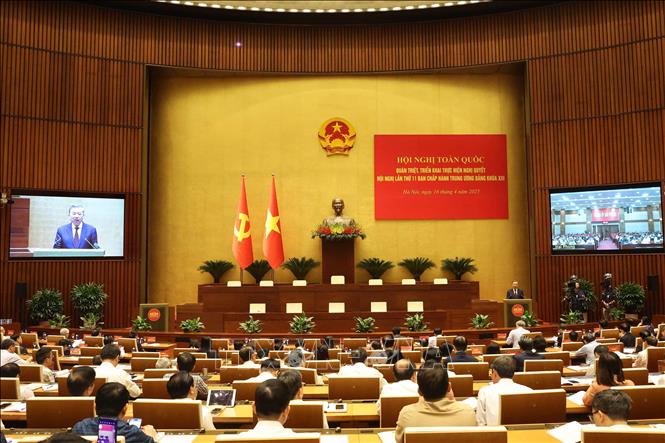 Toàn văn phát biểu của Tổng Bí thư Tô Lâm tại Hội nghị toàn quốc quán triệt, triển khai thực hiện Nghị quyết Hội nghị Trung ương 11 -0