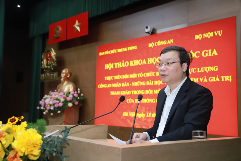 Lực lượng CAND đoàn kết, đồng lòng trong đổi mới, sắp xếp tổ chức bộ máy -0