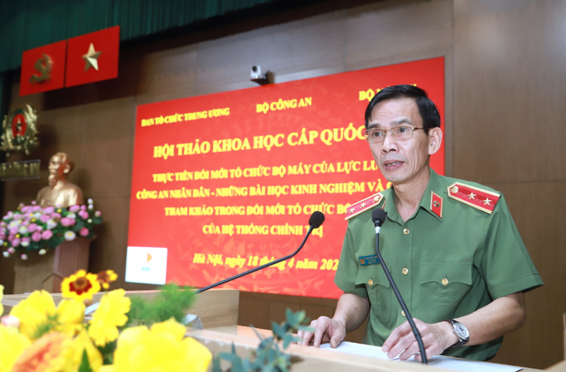 Lực lượng CAND đoàn kết, đồng lòng trong đổi mới, sắp xếp tổ chức bộ máy -0