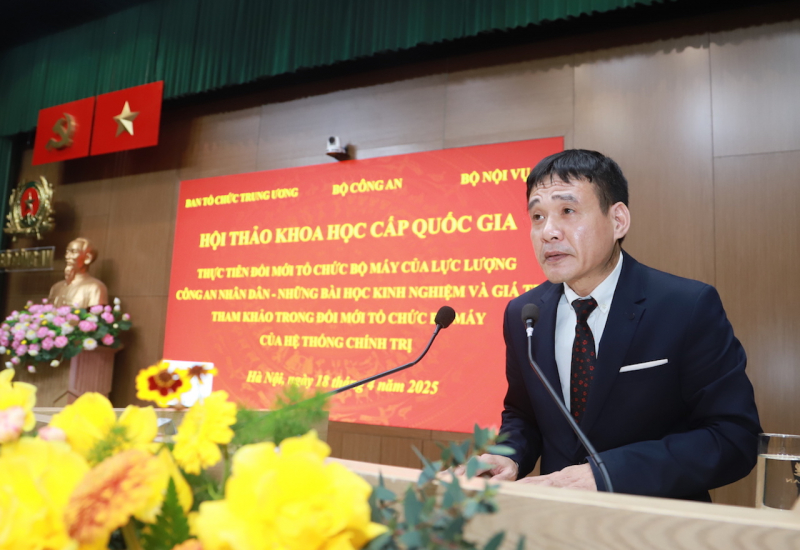 Lực lượng CAND đoàn kết, đồng lòng trong đổi mới, sắp xếp tổ chức bộ máy -1