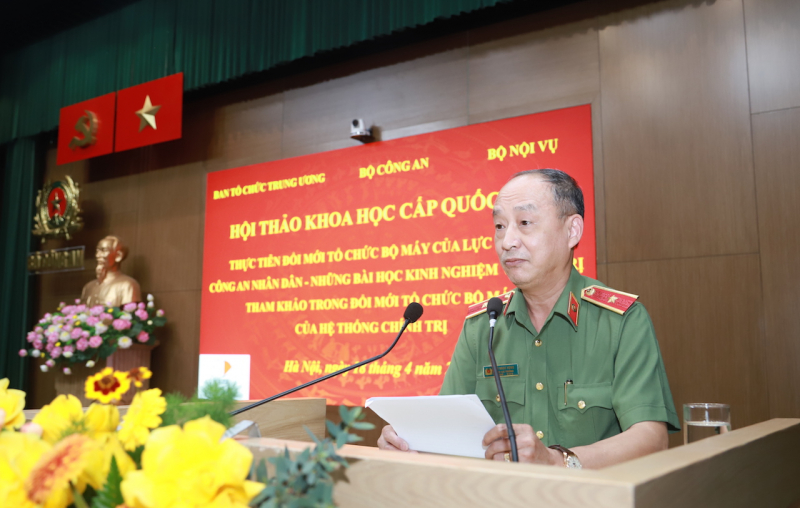 Lực lượng CAND đoàn kết, đồng lòng trong đổi mới, sắp xếp tổ chức bộ máy -0