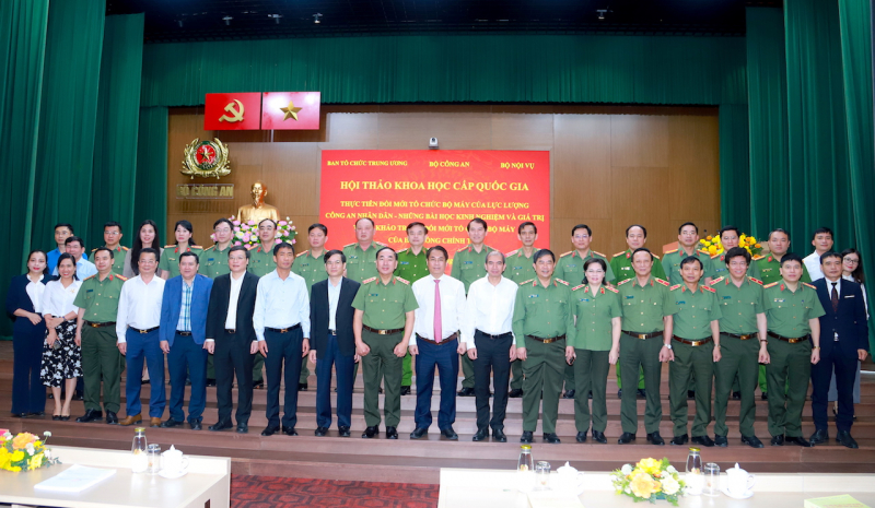 Lực lượng CAND đoàn kết, đồng lòng trong đổi mới, sắp xếp tổ chức bộ máy -0