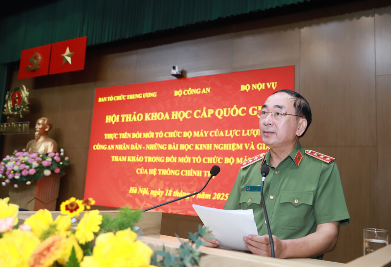 Lực lượng CAND đoàn kết, đồng lòng trong đổi mới, sắp xếp tổ chức bộ máy -0