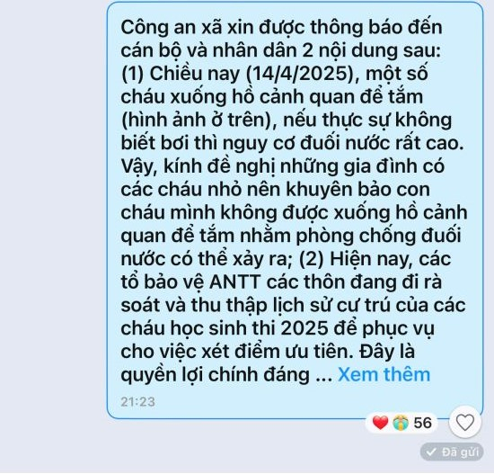 Nhóm Zalo là “Cánh tay nối dài” của lực lượng Công an xã -0