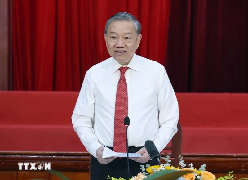 Tổng Bí thư: Sáp nhập tỉnh không phải '2 cộng 2 bằng 4' mà '2 cộng 2 lớn hơn 4' -0