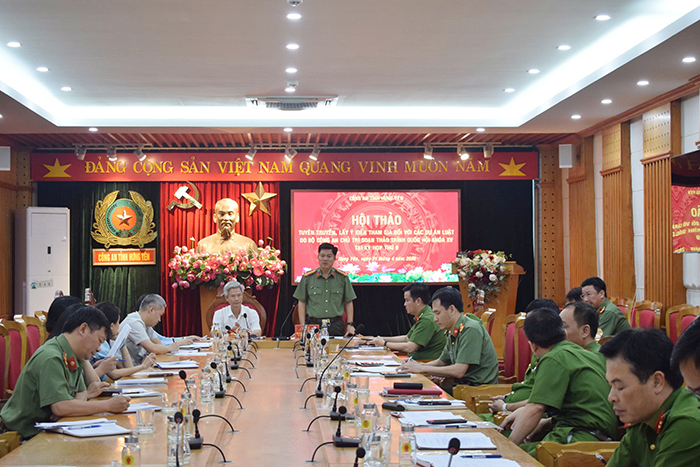 Cao Bằng, Hưng Yên lấy ý kiến xây dựng các dự án luật do Bộ Công an chủ trì soạn thảo -0
