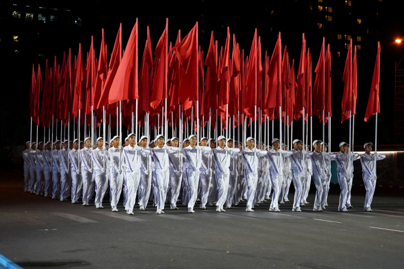 Đặc sắc hợp luyện diễu binh, diễu hành kỷ niệm 50 năm Ngày Giải phóng miền Nam -3