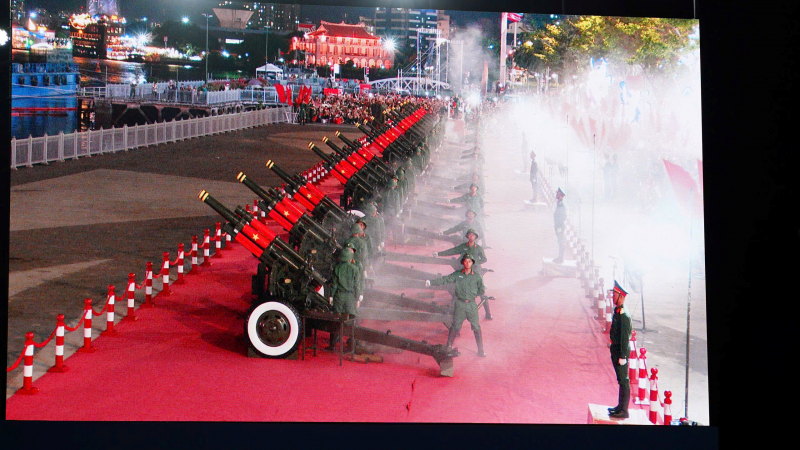 Đặc sắc hợp luyện diễu binh, diễu hành kỷ niệm 50 năm Ngày Giải phóng miền Nam -4